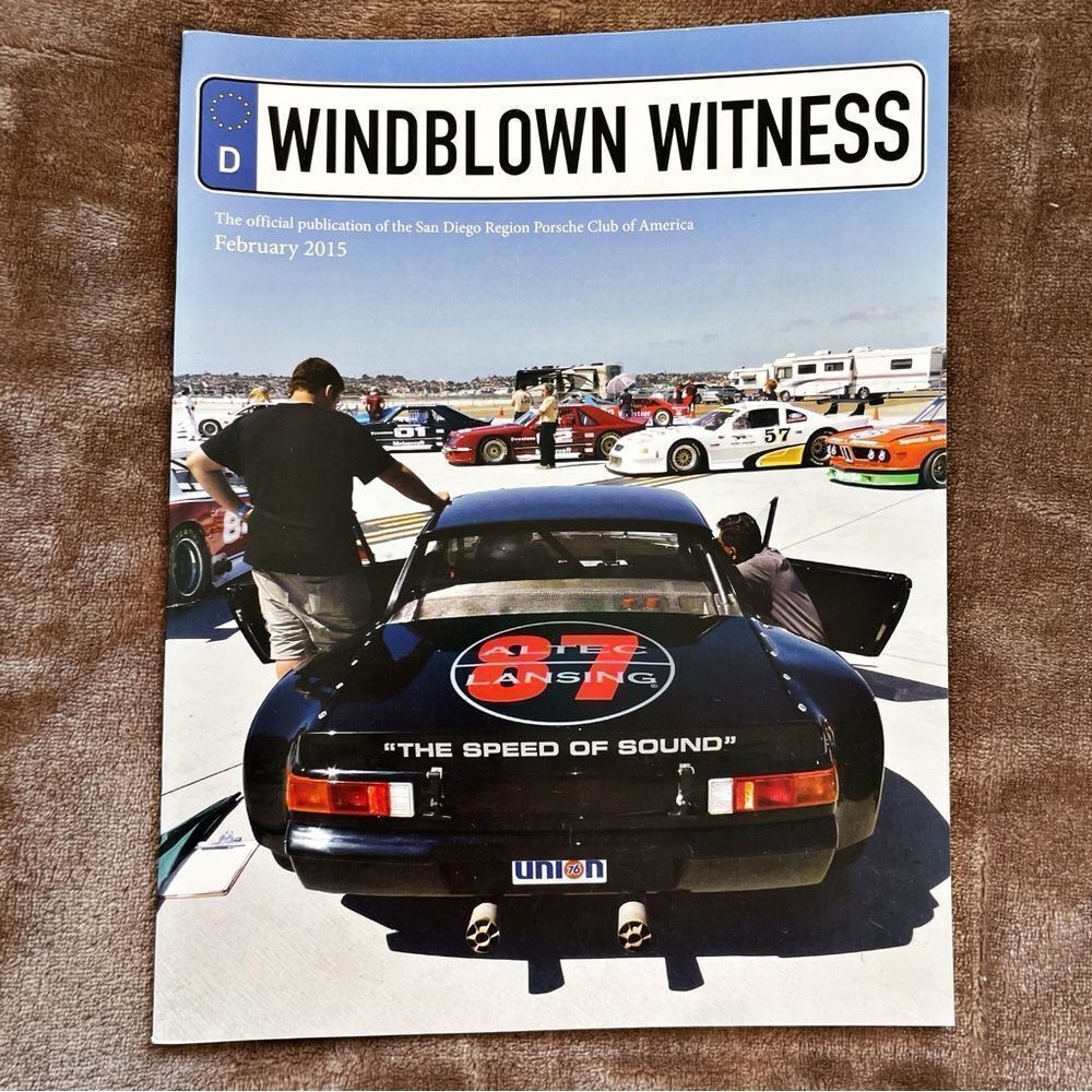 Windblown Witness Magazine Porsche Club of California - February 2015